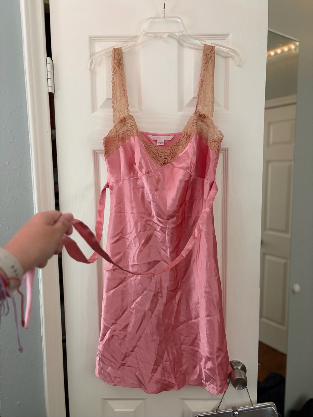 🎀 VINTAGE 2003 VICTORIA’S SECRET LACE SLIP DRESS 🎀